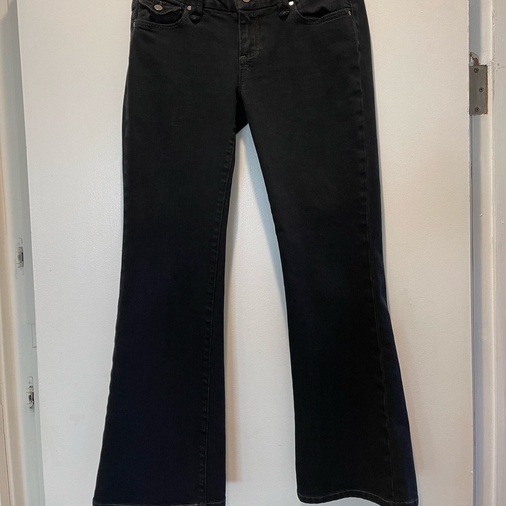 Paige Pico Low Rise Bootcut Jeans